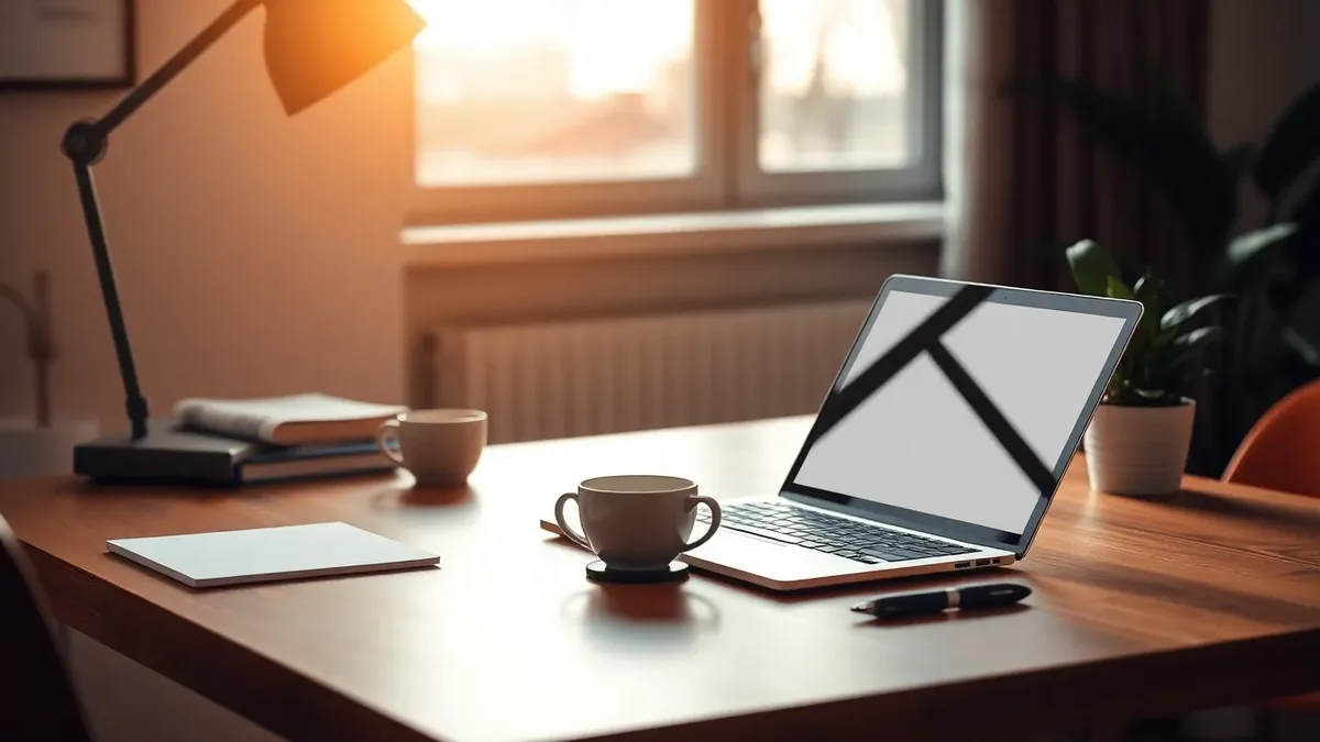 Reviewing personal finances at home — Online Credit Repair