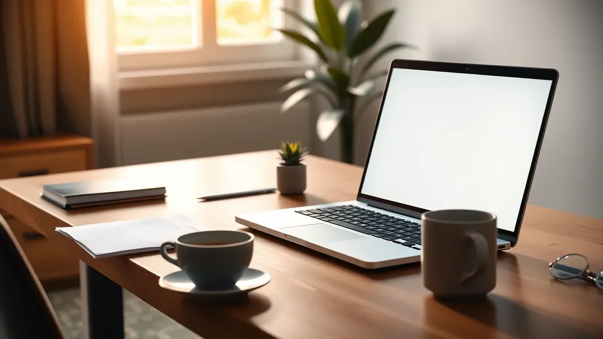Reviewing personal finances at home — Online Credit Repair