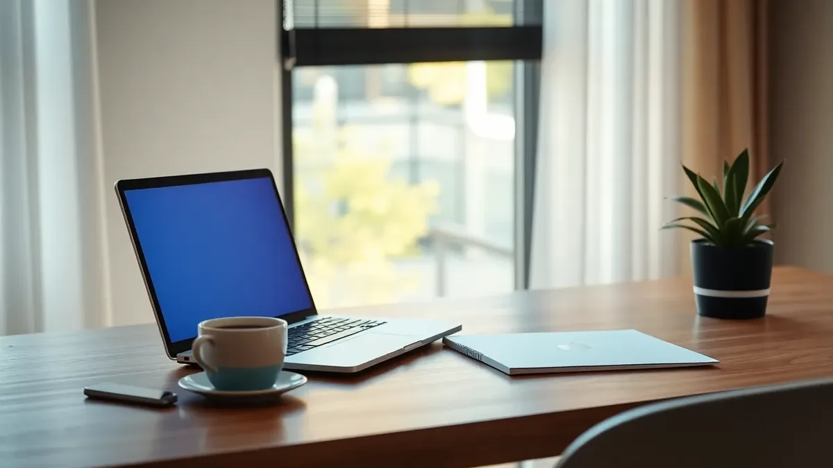Reviewing personal finances at home — Online Credit Repair