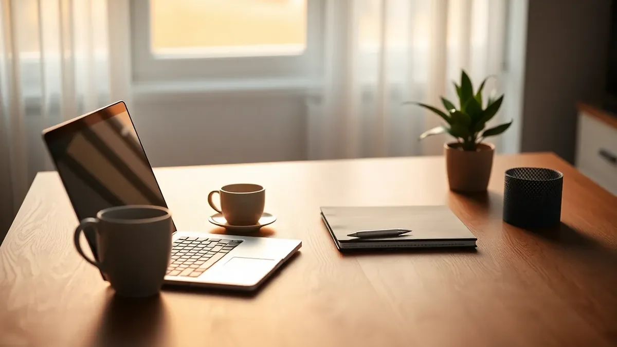 Reviewing personal finances at home — Online Credit Repair