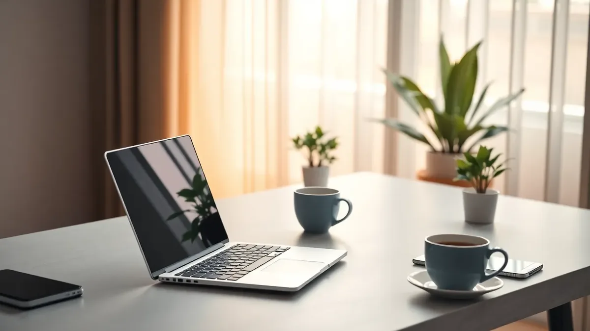 Reviewing personal finances at home — Online Credit Repair