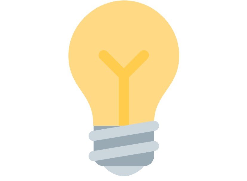 Light bulb symbolizing ideas and insights related to credit repair and financial literacy.