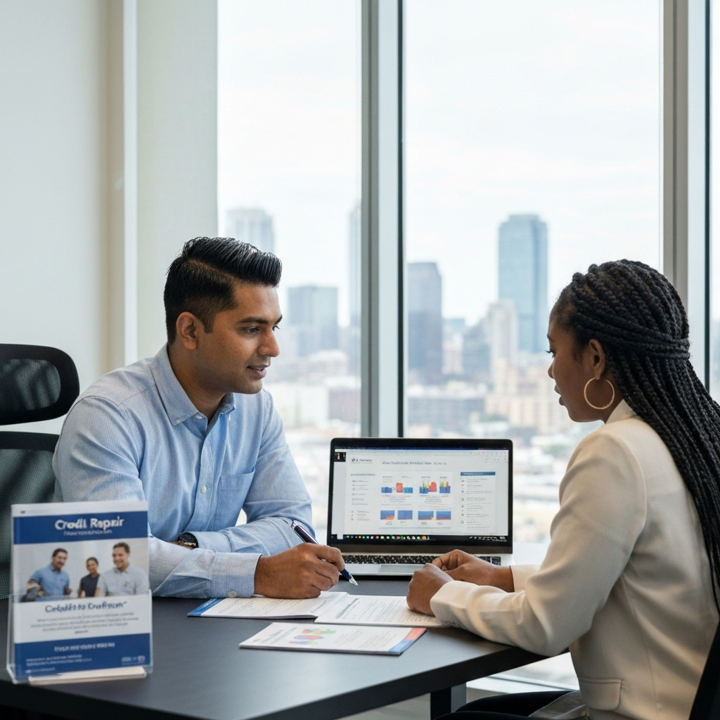 Discussing credit repair options