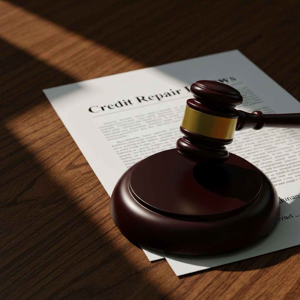 gavel with credit repair laws